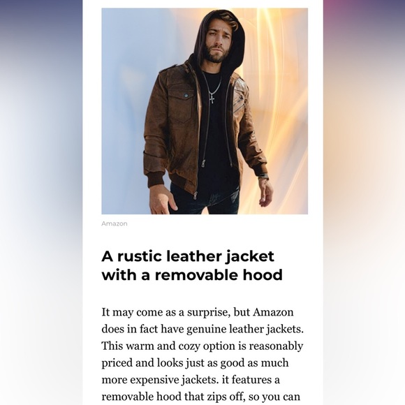 NWT  tan Leather jacket,pigskin,biker,Yellowstone,aviator,event, vtg tag, EC, - Picture 2 of 10